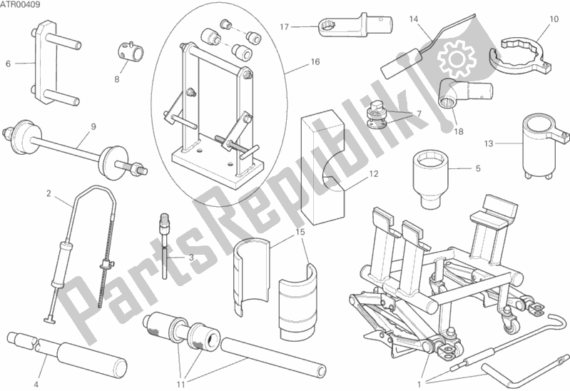 Toutes les pièces pour le 01b - Outils De Service D'atelier du Ducati Multistrada 1260 Enduro Touring 2019 Toutes les pièces pour le 01b - Outils De Service D'atelier du Ducati Multistrada 1260 Enduro Touring 2019